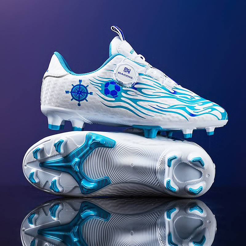 Детские футбольные обувь для мальчиков спортивные кроссовки с шипами для учеников начальной школы