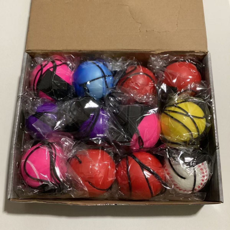 Wrist Bouncing Ball with Rope Boxing Hit Children's Fitness Hand-throwing Ball Exerciser Bouncing Ball Shake Ball Hand-holding Ball