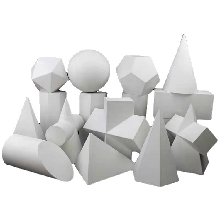 Art plaster teaching aids plaster geometry plaster painting materials sketch supplies still life 16 sketch teaching aids 2