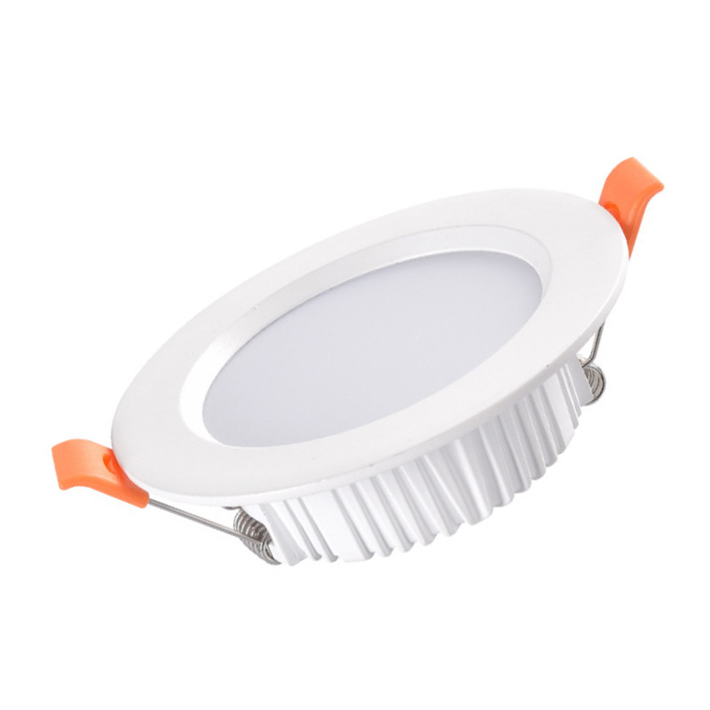 Source factory led downlight embedded Zhongshan no main light anti-glare household commercial ceiling lamp barrel lamp hole lamp