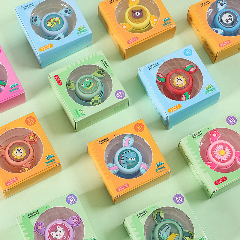 Светящиеся часы для детей, летний браслет, гироскоп, мультяшный вращающийся защитный браслет, маленькие игрушки в упаковке, оптовая продажа