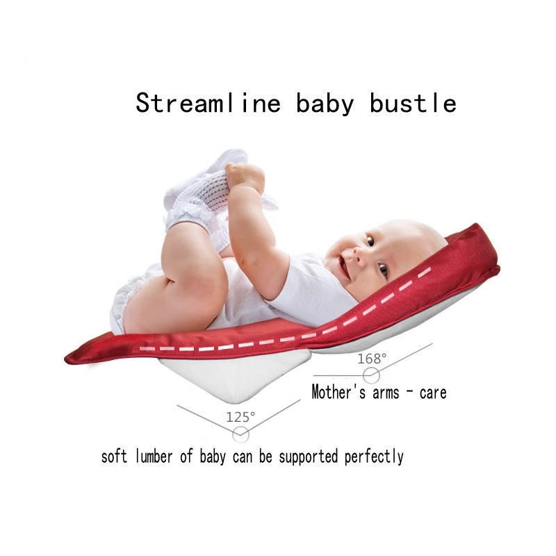 Safety seat anti-nest lumbar cushion baby basket type safety seat baby car basket inner cushion newborn lumbar support