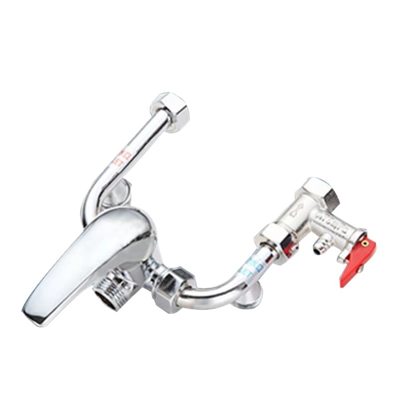 U-Shaped Mixing Valve 304 Stainless Steel Shower Switch Faucet All-Copper Water Heater Mixing Valve Exposed Hot and Cold Mixing Valve