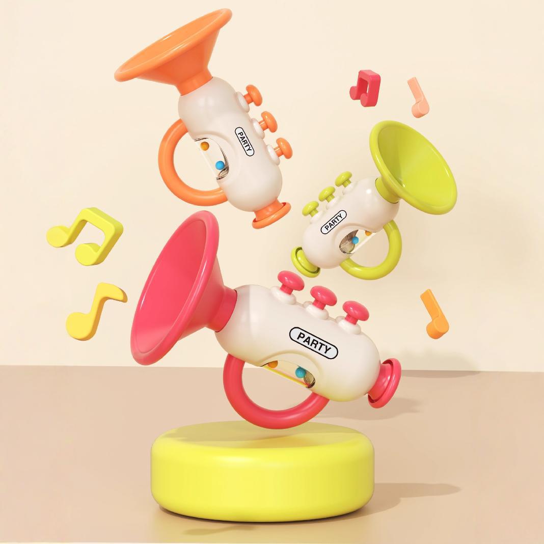 Cross-border sounding trumpet baby baby whistle musical instrument harmonica baby mini trumpet toy children's toy
