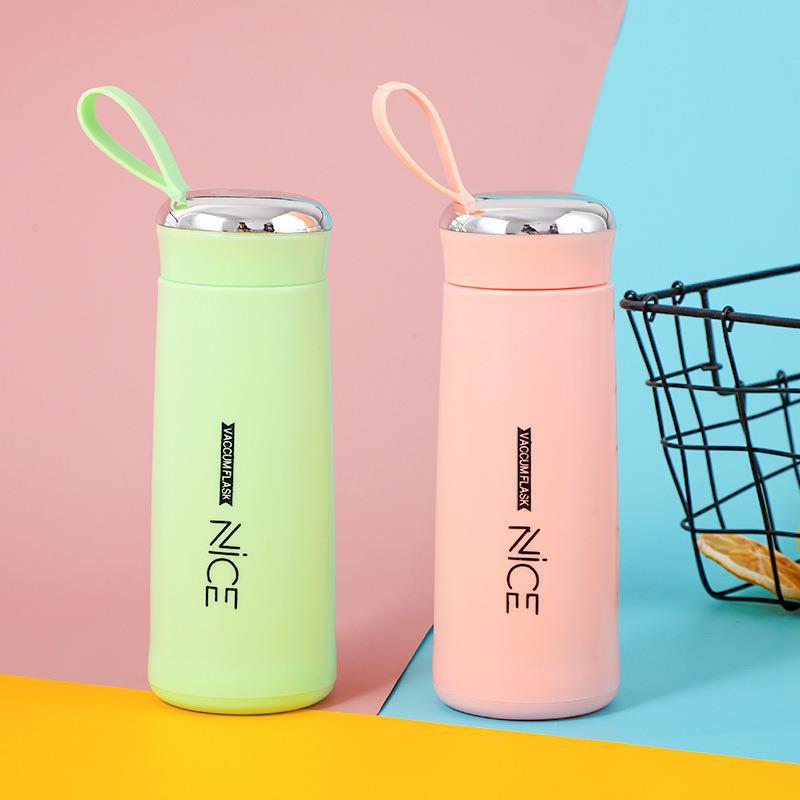 Стильный стеклянный стакан для студентов и пар, двойной стенки, подарок для магазина, рекламный стакан для воды