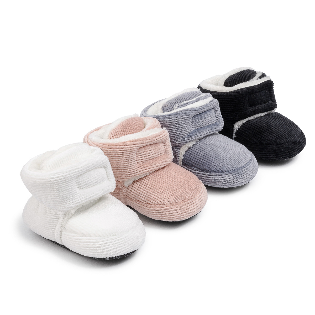 Cross-border New Baby Shoes Winter Warm Cotton Shoes Velcro Sleeve Boots Soft Sole Toddler Shoes Baby shoes
