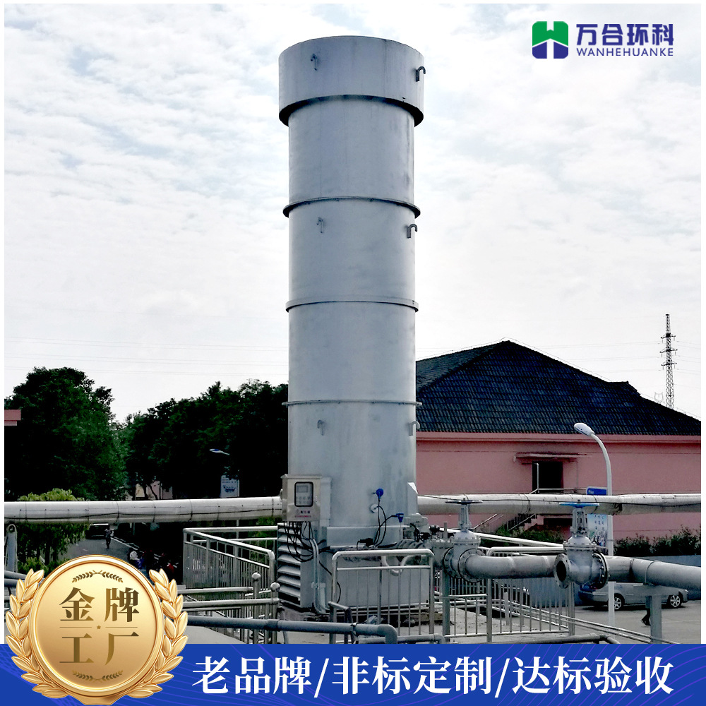 Оборудование для очистки биогаза с горелкой внутреннего сгорания 650 кубов, нержавеющая сталь, обработка мусора