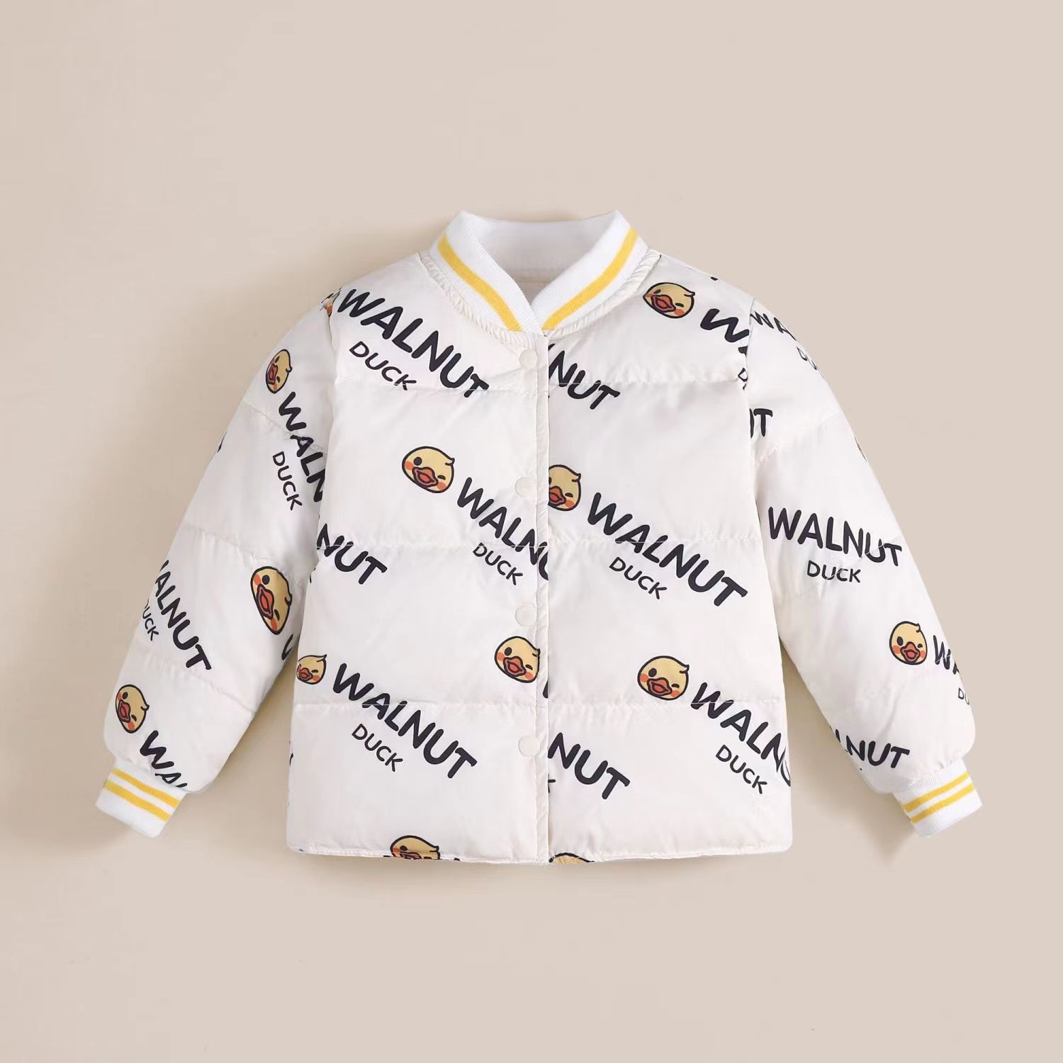 Yellow Duck New Children's Down Jacket for Boys and Girls Baby Jacket Double-sided White Duck Down Thickened Warm Jacket