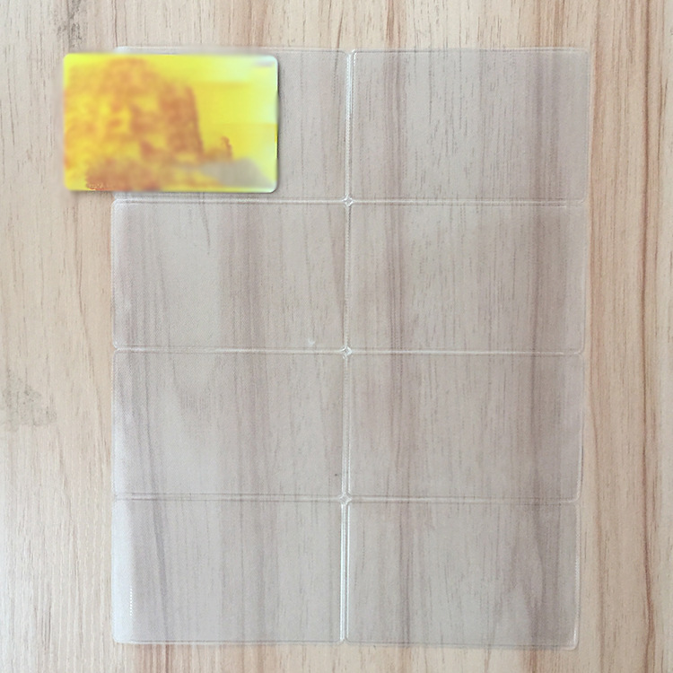 Transparent Frosted Plastic Traffic Certificate Card Holder Anti-magnetic Bank Card Holder IC Card Holder ID Card Bus Protective Cover
