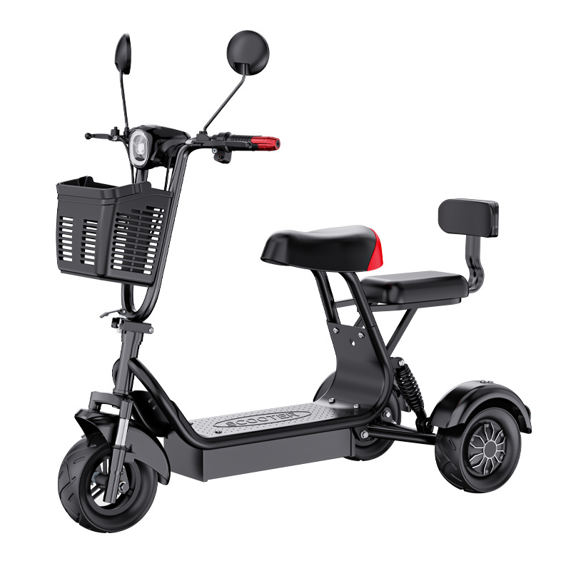 Elderly Scooter Electric Tricycle Adult Battery Car Pick-up Kids Small Tricycle Electric Lithium Battery Rear Drive