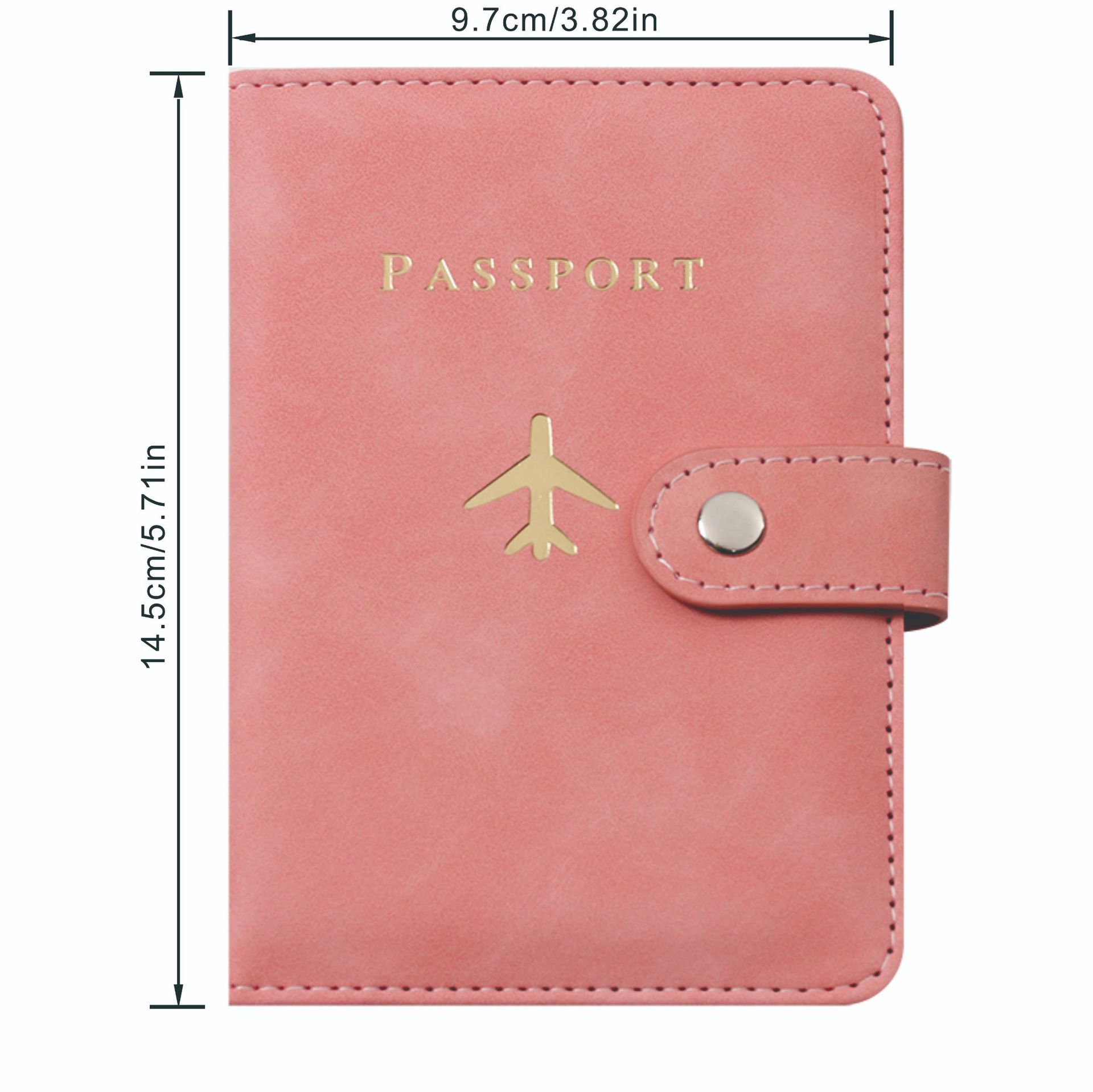 Cross-border leather multi-card passport protection this set of travel can be set LOGO passport holder pu leather thickened passport bag
