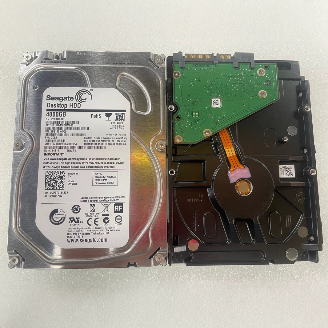 ST4T Desktop Mechanical Hard Disk Dismantling Machine Monitoring