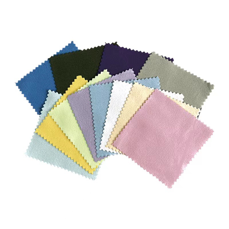 Factory wholesale double-sided velvet silver cloth cleaning cloth polishing cloth jewelry silver cloth silver jewelry maintenance cloth