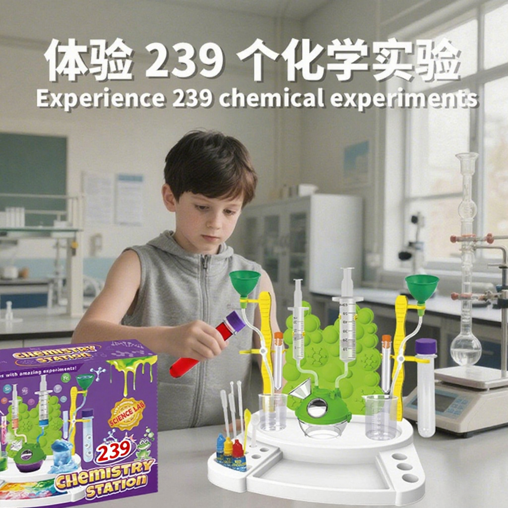 Science Small Experiment Set Chemical Experiment Device Primary School Students Experimental Equipment Science and Education Cutting-Edge Kidsren's Educational Toys