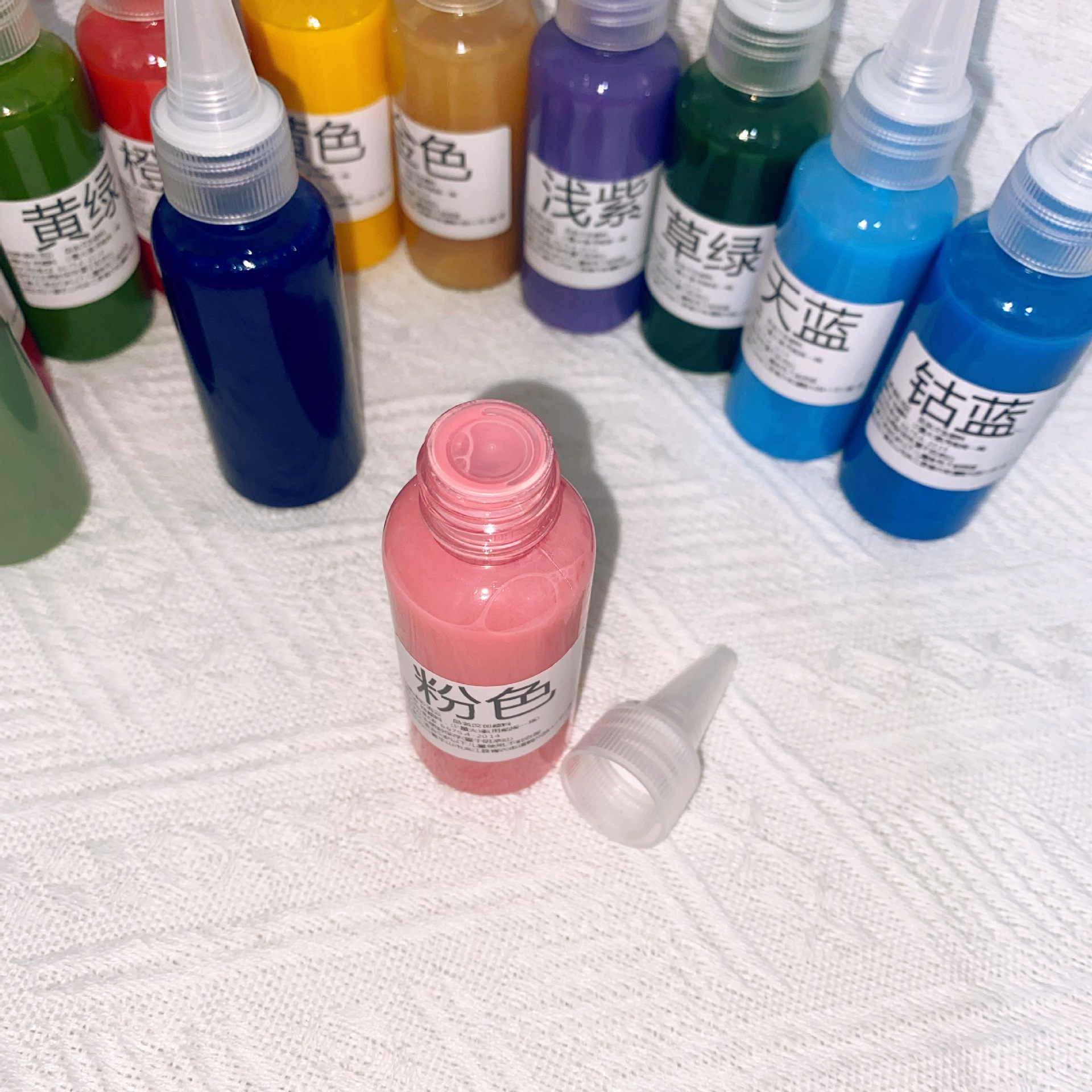 Drift Paint Single Bottle 50ml Large Capacity Single Bottle Paint Fan Paint Material Package Environmentally Friendly and Odorless Drift Paint Environmentally Friendly Paint Fan