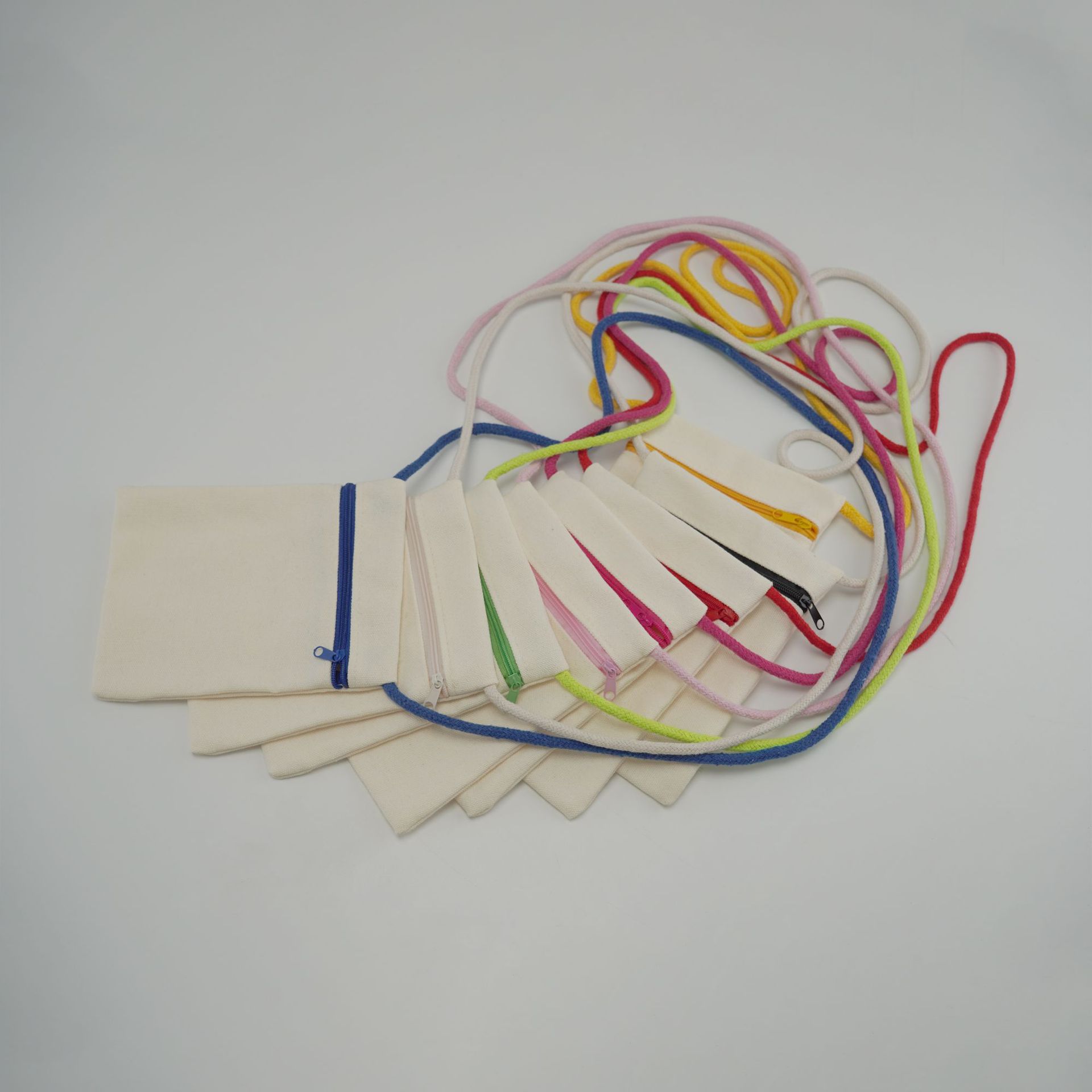 Amazon Cross Border Children DIY Painting Beige Canvas Bag Shoulder Bag Satchel Small Backpack Birthday Party Chest Bag