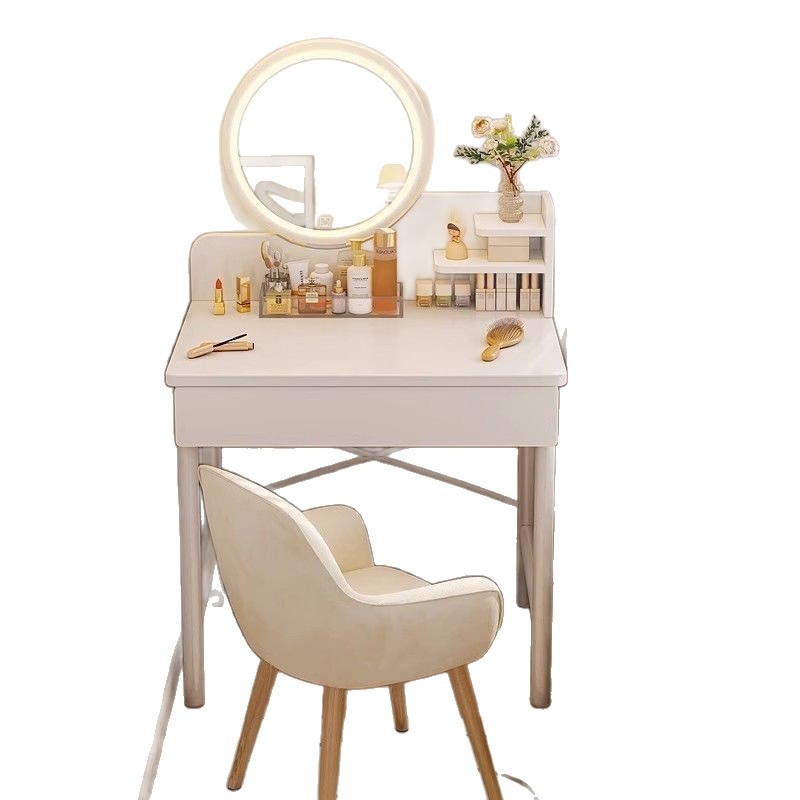 Dressing Table, Makeup Table, Small Apartment, Ultra-Narrow Storage, High-End Bedside Makeup Cabinet, Makeup Table, Cupboard, Dressing Table