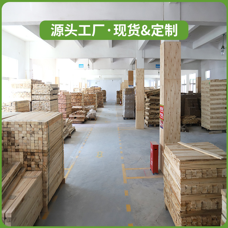 Wooden box factory wholesale foreign trade export shipping fumigation-free wooden box plywood wood packaging assembled steel belt wooden box