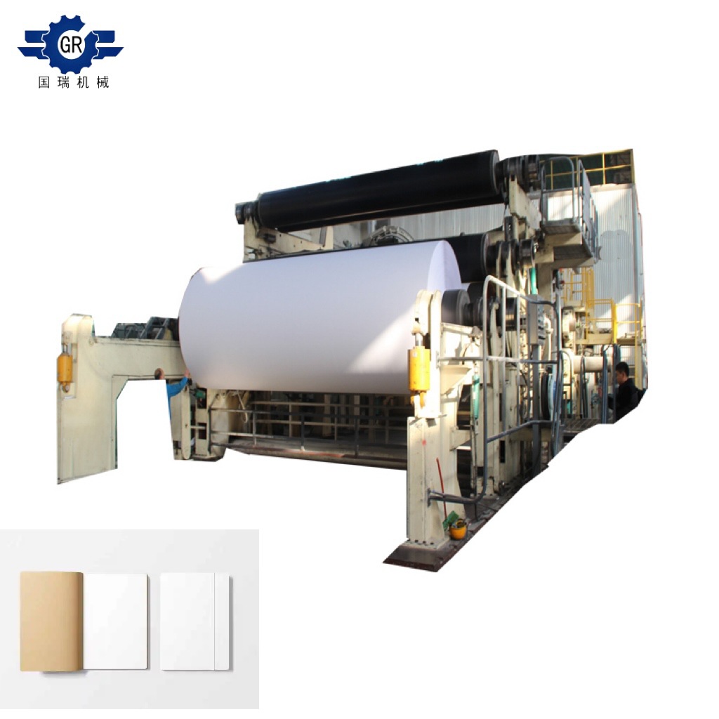 Student Writing Paper Making Machine Produces Notebook Paper 2100mm Cultural Paper Making Machine Full Set of Equipment