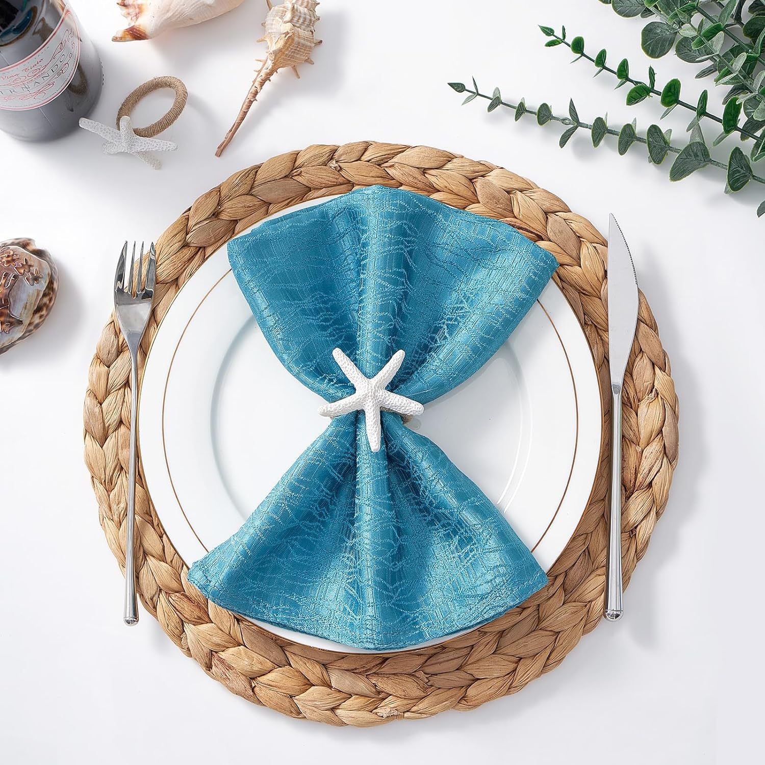 Cross-Border Hot-Selling Starfish Napkin Rings, New Amazon Napkin Holders, European-Style Simple Napkin Rings, Wholesale from Foreign Trade Manufacturers