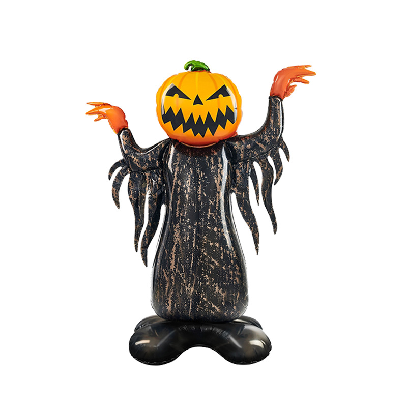 New 2025 Halloween Aluminum Film Balloon Theme Party Party Balloon Pumpkin Monster Ghost Decorative Balloon