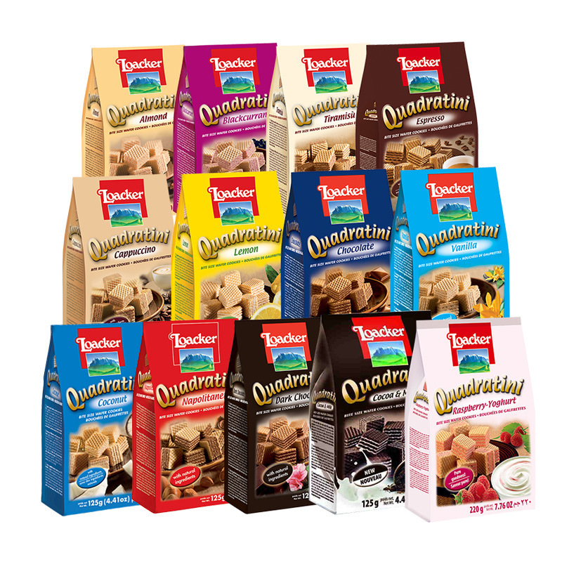 Italy Imports Laijia Weihua Biscuits Hazelnut Chocolate Flavor 125g Wedding Accompanying Gift Children's Snacks