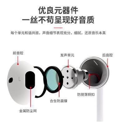 Line General Digital Audio Wire Control Headset for Samsung Huawei Xiaomi Android Mobile Game Wired Headset