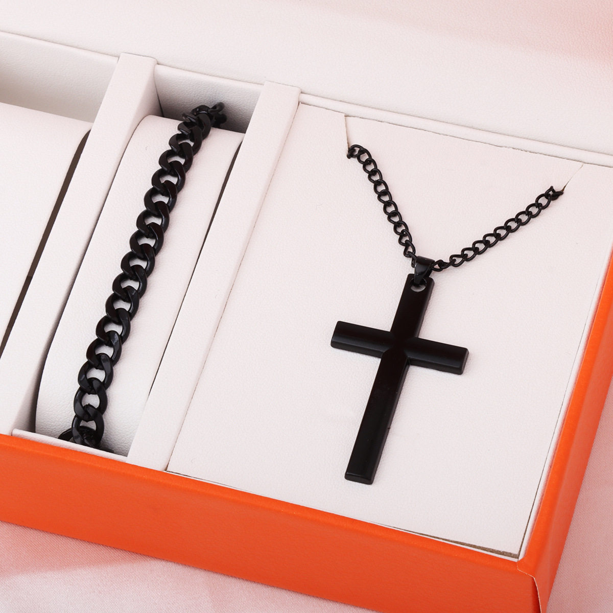 Кросс-бордерные украшения: мужское и женское ожерелье, браслет для пар, оптовая продажа