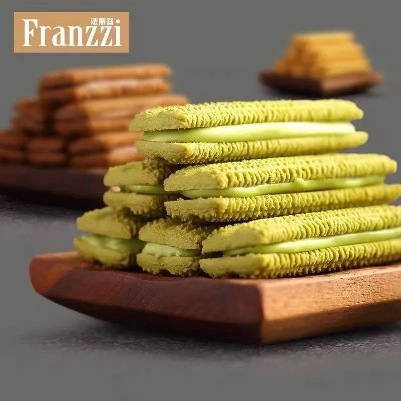 Fariz Chocolate Cookies Matcha Cheese Sandwich Cookies Small Package Office Internet Red Snacks Wholesale