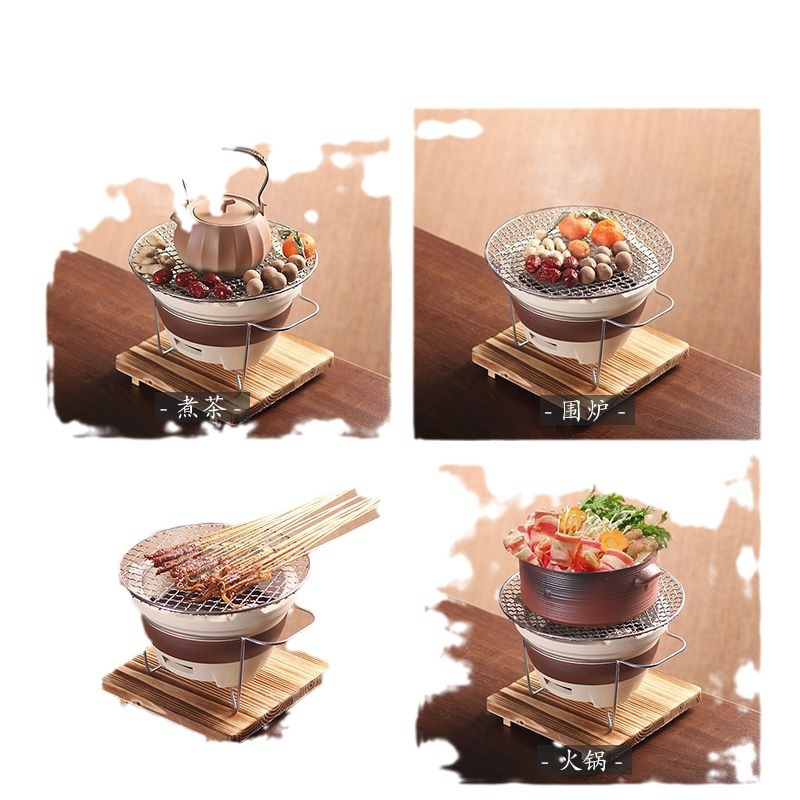 Bbq Grill for Tea Brewing, Indoor Traditional Hot Pot Stove, Popular Outdoor Charcoal Stove