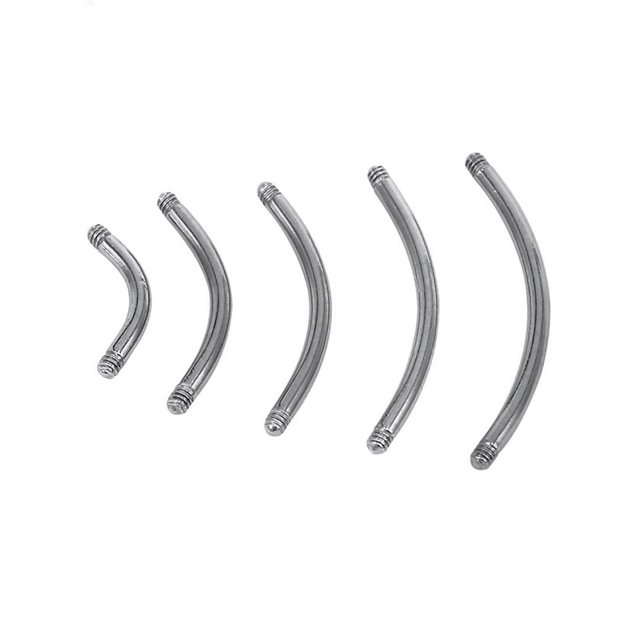 PierCing ACCessories Stainless Steel with Teeth Straight Rod Lip Nail Rod C-shaped Rod Thread PierCing ACCessories