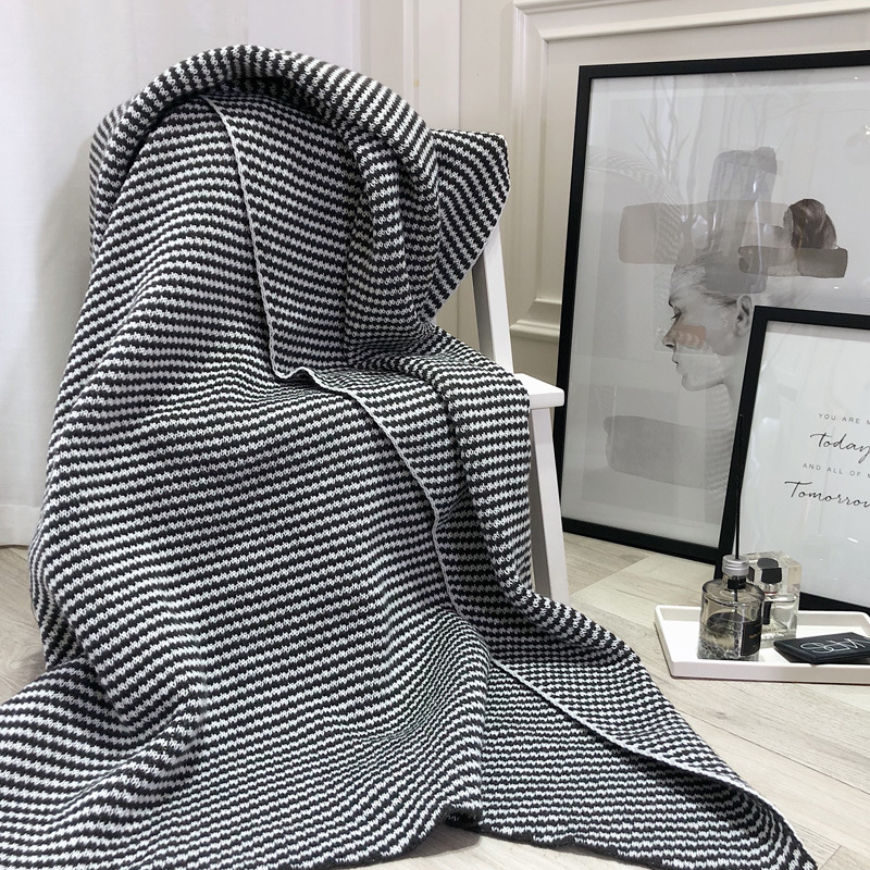 Ins Style Nordic Style Advanced Sofa Blanket Office Nap Blanket Blanket Knitted Blanket Air Conditioning Quilt