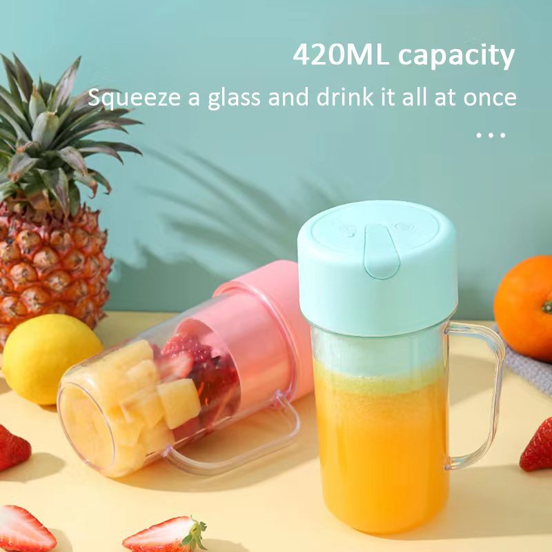 Cross-border suction tube juice cup household juicer USB rechargeable portable juicer juice cup