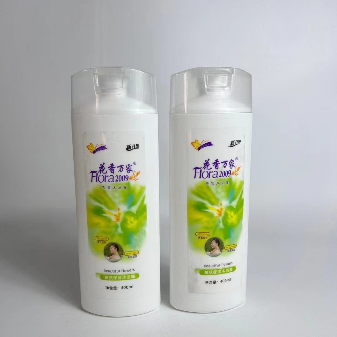Factory Direct Delivery 400m Floral Fragrance Moisturizing Fragrance Shower Gel Hotel Amenities Welfare E-Commerce Street Vending