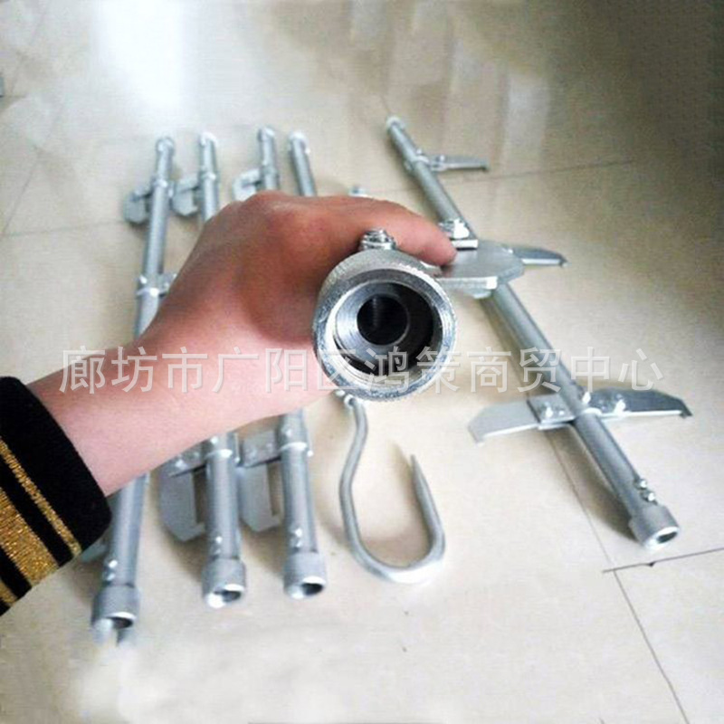 Railway Inspection Folding Single-Column Ladder for Live Work Aluminum Alloy Centipede Ladder Electrician Foldable Hanging Vertical Ladder