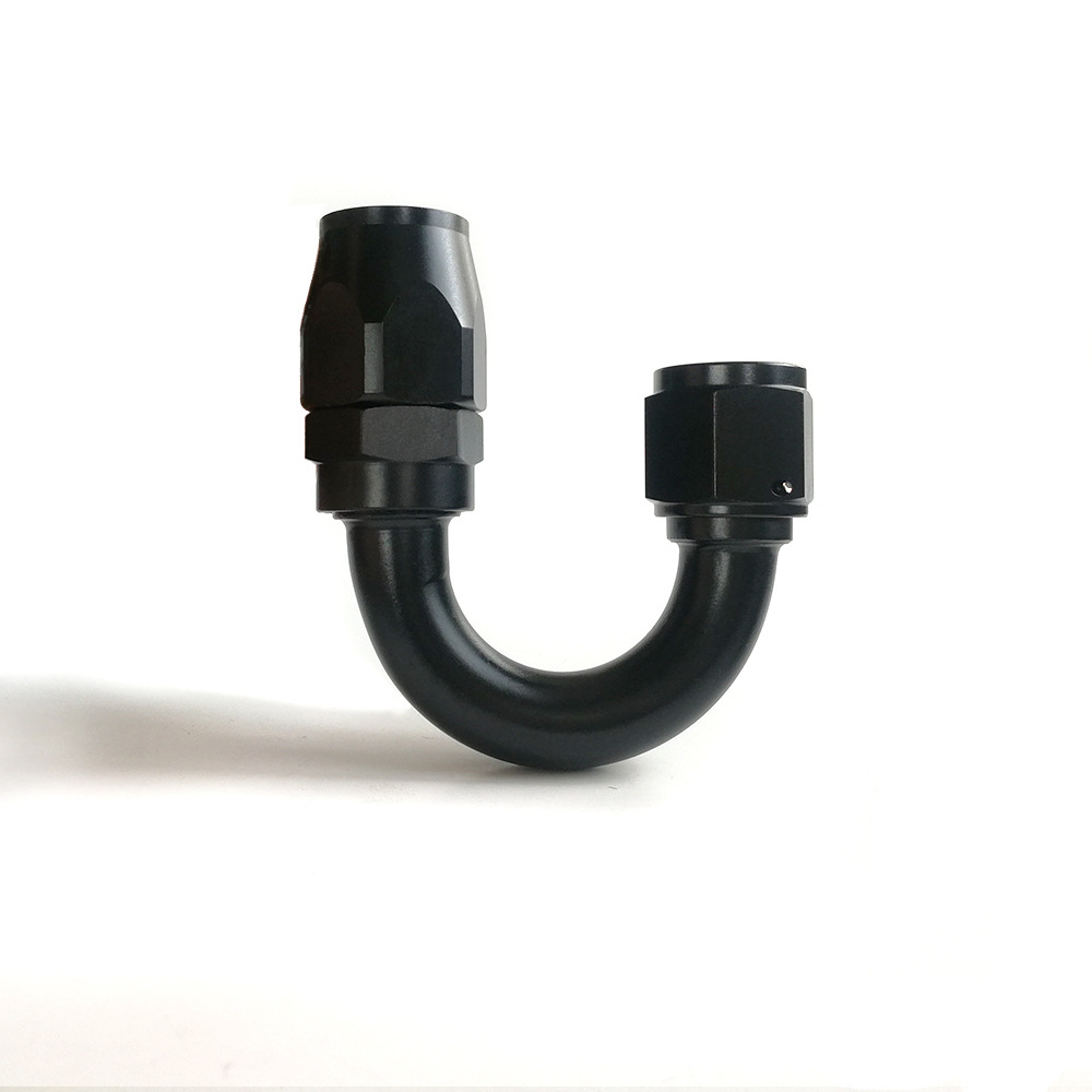 Car modification parts water-cooled oil-cooled joint aluminum alloy oil pipe joint 0-180 degree detachable AN4-AN20