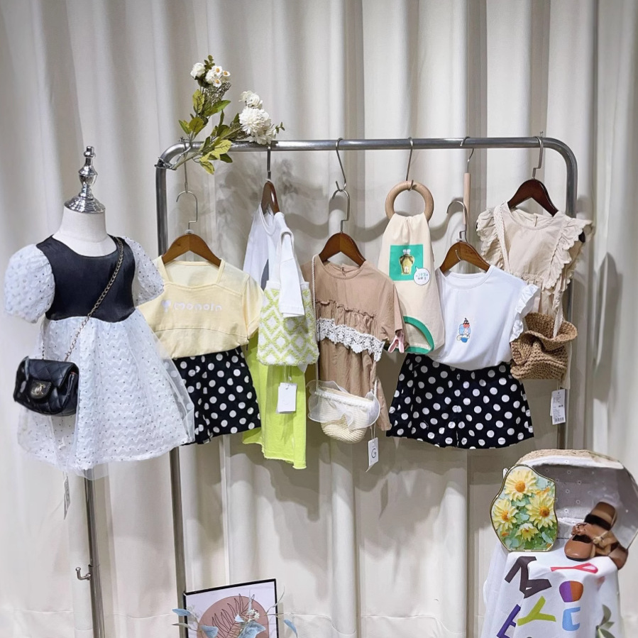 Barabala Children's Clothing Wholesale Autum New Boys and Girls Trade Pure Cotton Long-Sleeved T-Shirt Korean Style Autum Clothes