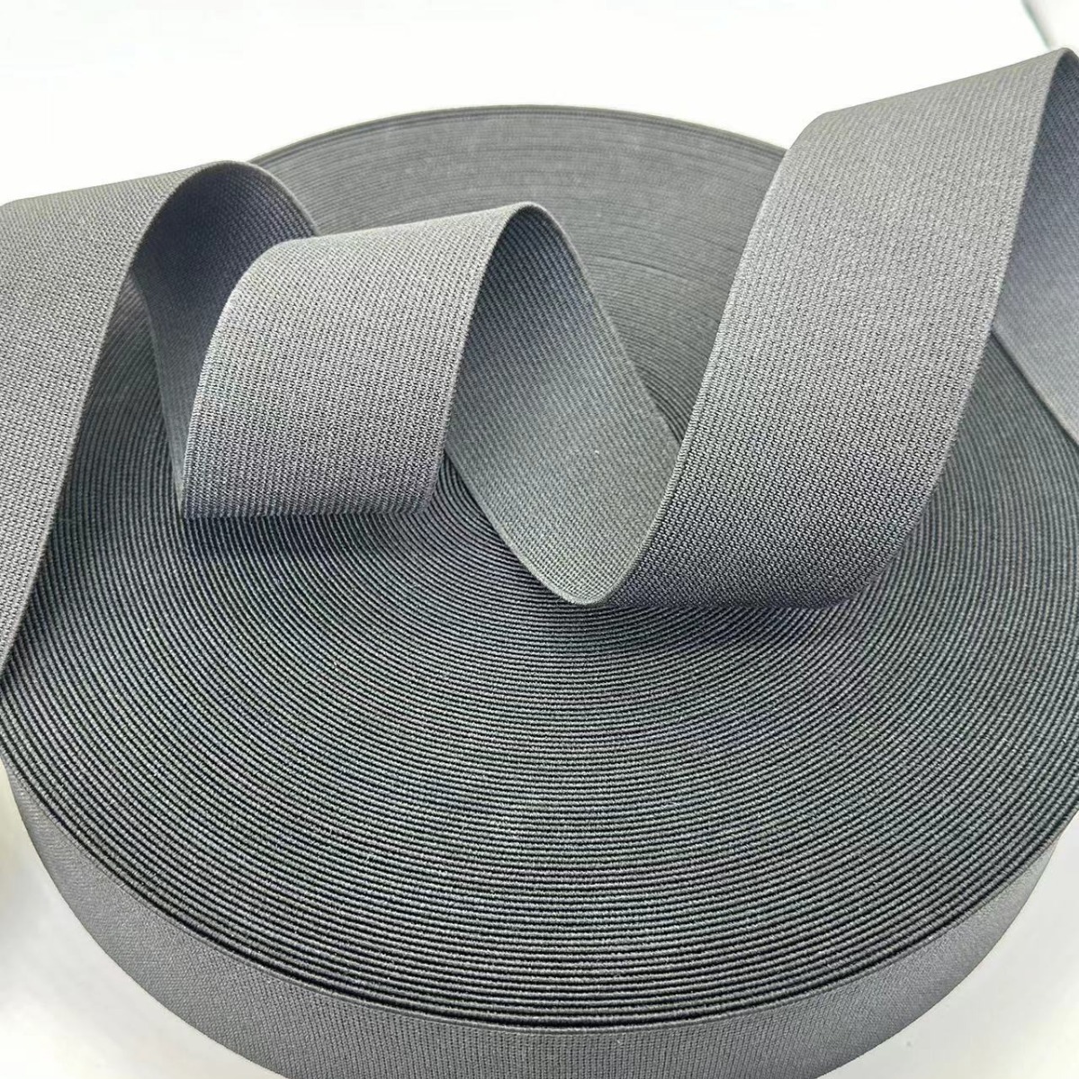 Factory in stock flat elastic band elastic no shuttle belt brand clothing shoe material elastic band accessories