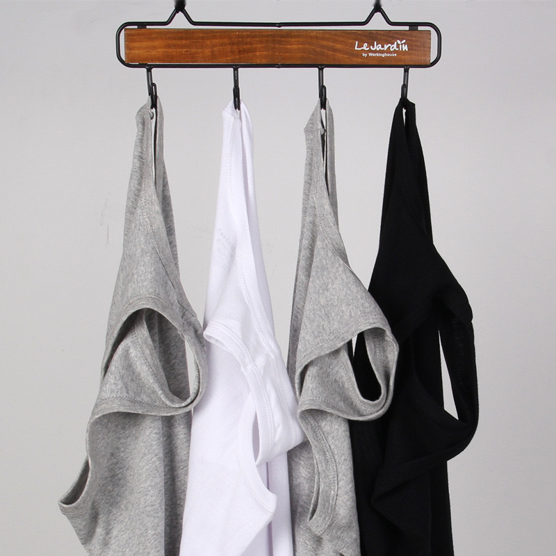 Summer Pure Cotton Sweat Absorbing Vest Men's Sports Fitness Vest Thin Stretch Men's Inner Wear Undershirt