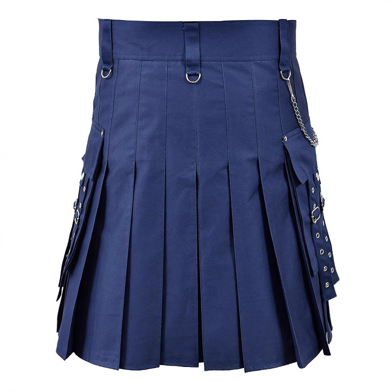 New Men's Amazon Aliexpress Hot Selling Scottish Festival Skirt Multicolor Medieval Pleated Skirt