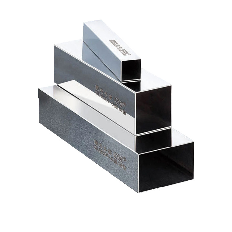 304 Stainless Steel Pipe Decorative Pipe Stainless Steel Square Pipe/Round Pipe/Rectangular Pipe 6m Brushed Polished in Stock