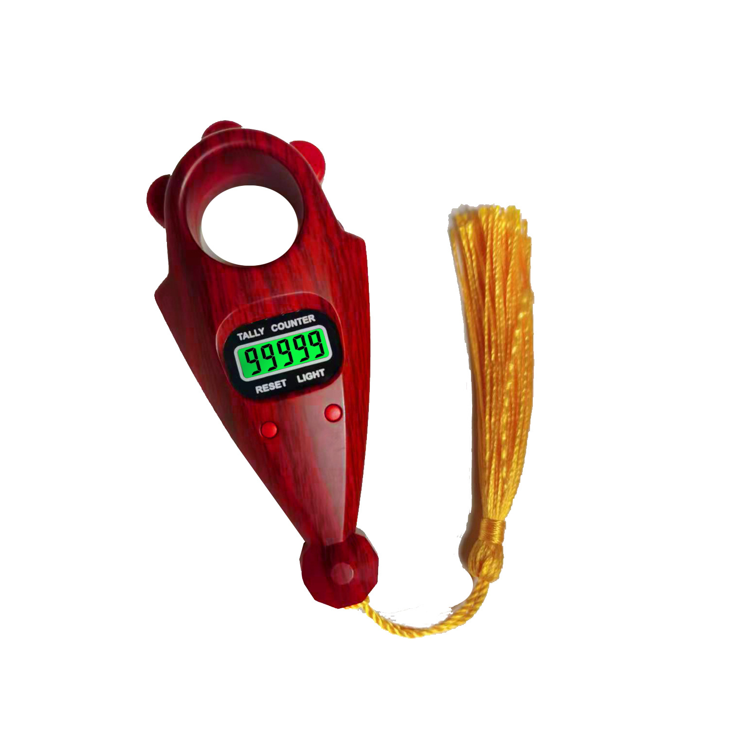 Private model two-way manual with luminous electronic bead pulling counter hand-held decompression bead pulling digital counting