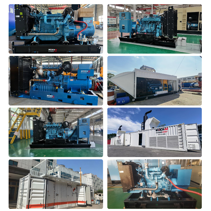 Weifang Weichai Combustible Gas Generator Set Natural Gas Biomass Liquefied Gas Biogas Oil Field Farm