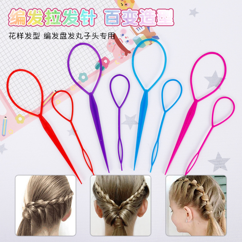 Корейская игла для волос, инструмент для плетения, зажим для волос