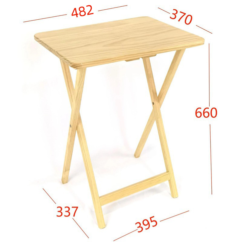 Solid Wood Side Table Folding Table Simple Table Computer Table Camping Leisure Table Outdoor Table