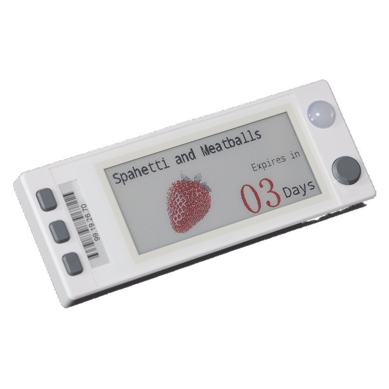 Customized Bluetooth 2.9inch Ink Screen Countdown Digital Label Timing Increase or Decrease Amount Time Button Switch