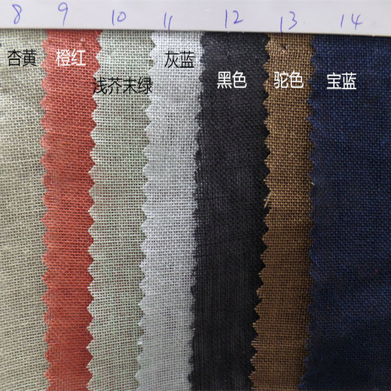 Spot Factory Direct Sales Pure Ramie Mesh Pure Linen Mesh Summer Women's Clothing Home Textile Decorative Fabric