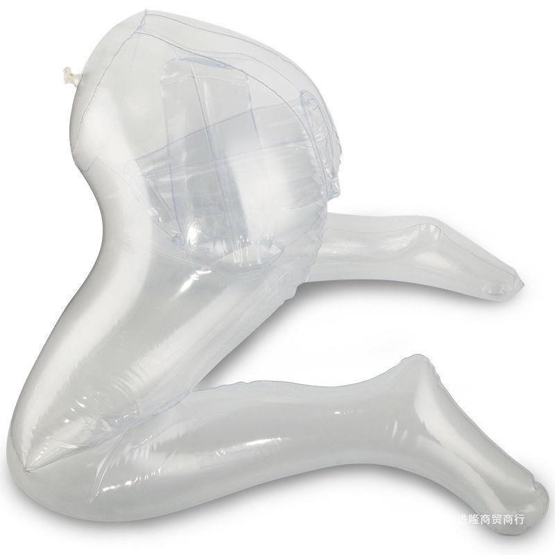 M-leg Transparent Inflatable Leather Doll Men's Toy Adult Sex Toy Famous Gun Rack Soft Glue