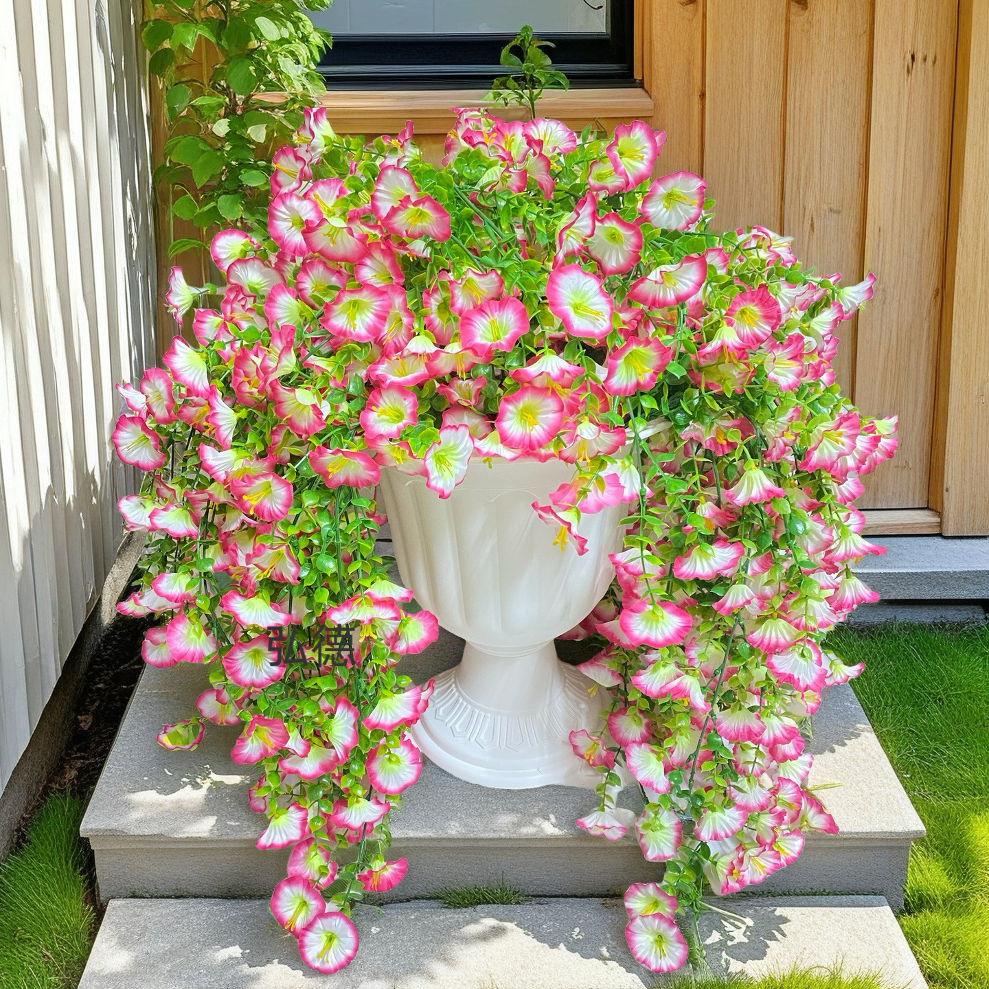 Factory in stock cross-border artificial flower eucalyptus morning glory rattan wall hanging silk flower home wedding outdoor garden flower