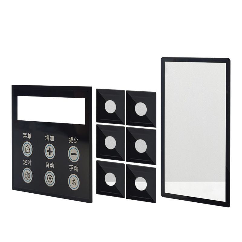 Customized Pmma Acrylic Lens Panel, Silk-Screened Lens, Touch Panel, Pc Digital Transparent Window, Adhesive Backing